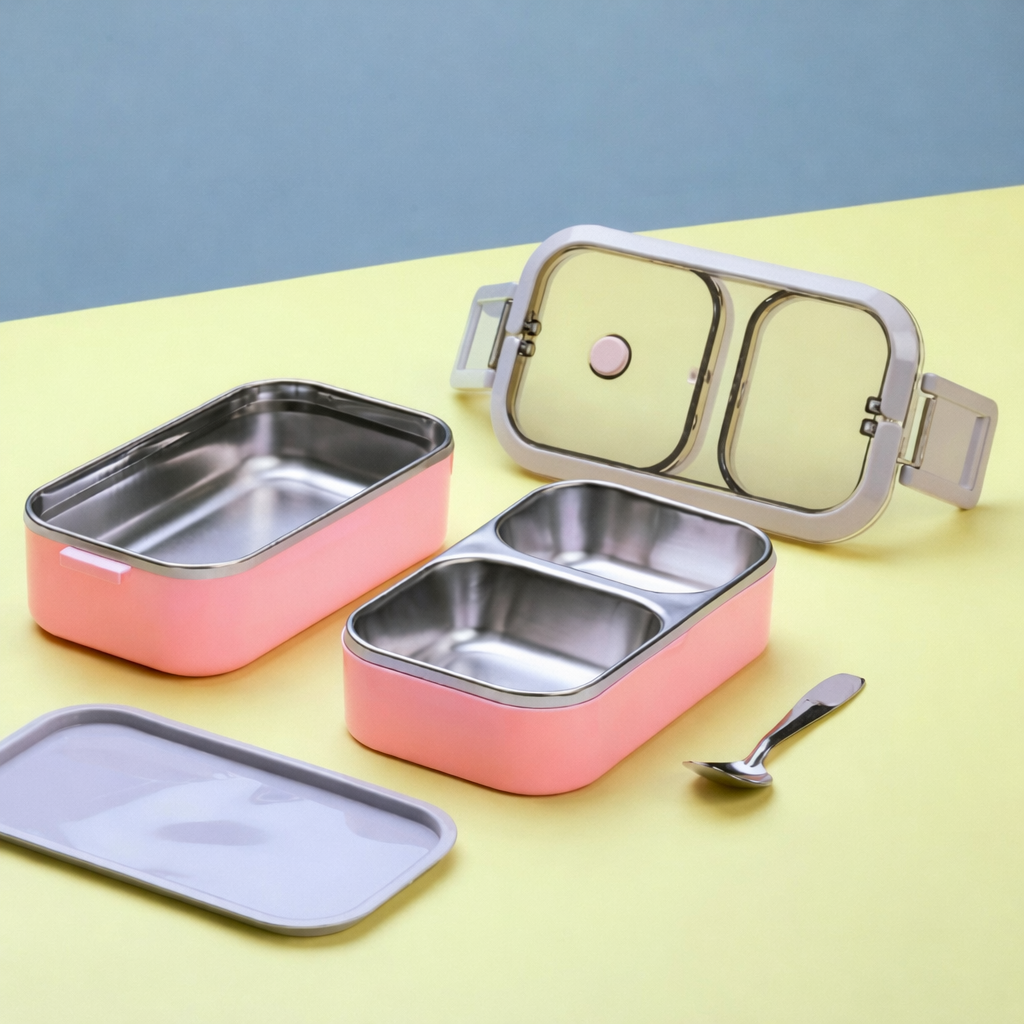 Grosyhub 3 Layer Lunch SS: Premium Triple-Tier Stainless Steel Bento