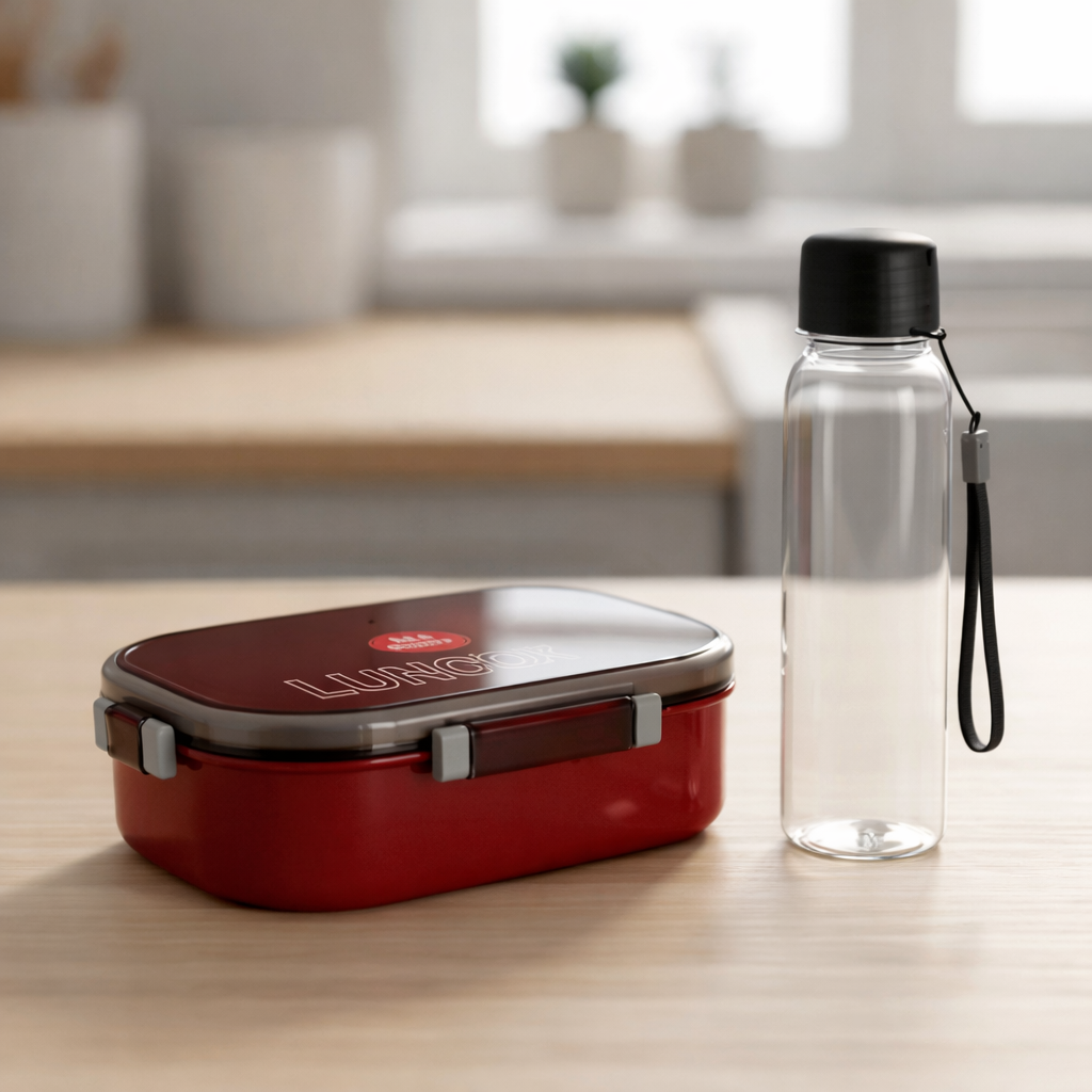 GrosyHub Diamond Combo Set with Crystal-Clear Water Bottle