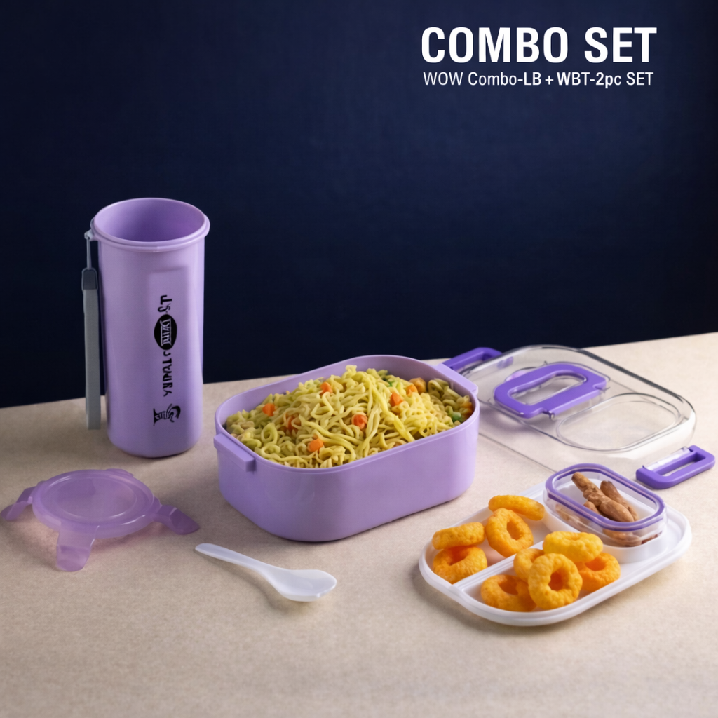 Grosyhub Yummy Combo: The Quad-Lock Flavor-Seal Dining Suite