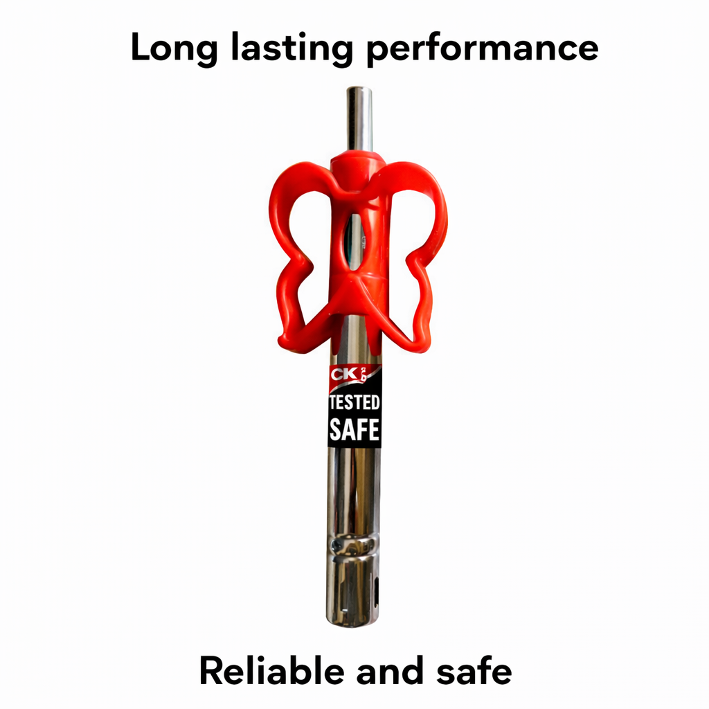 Grosyhub Butterfly Grip Steel Gas Lighter – High-Performance Spark