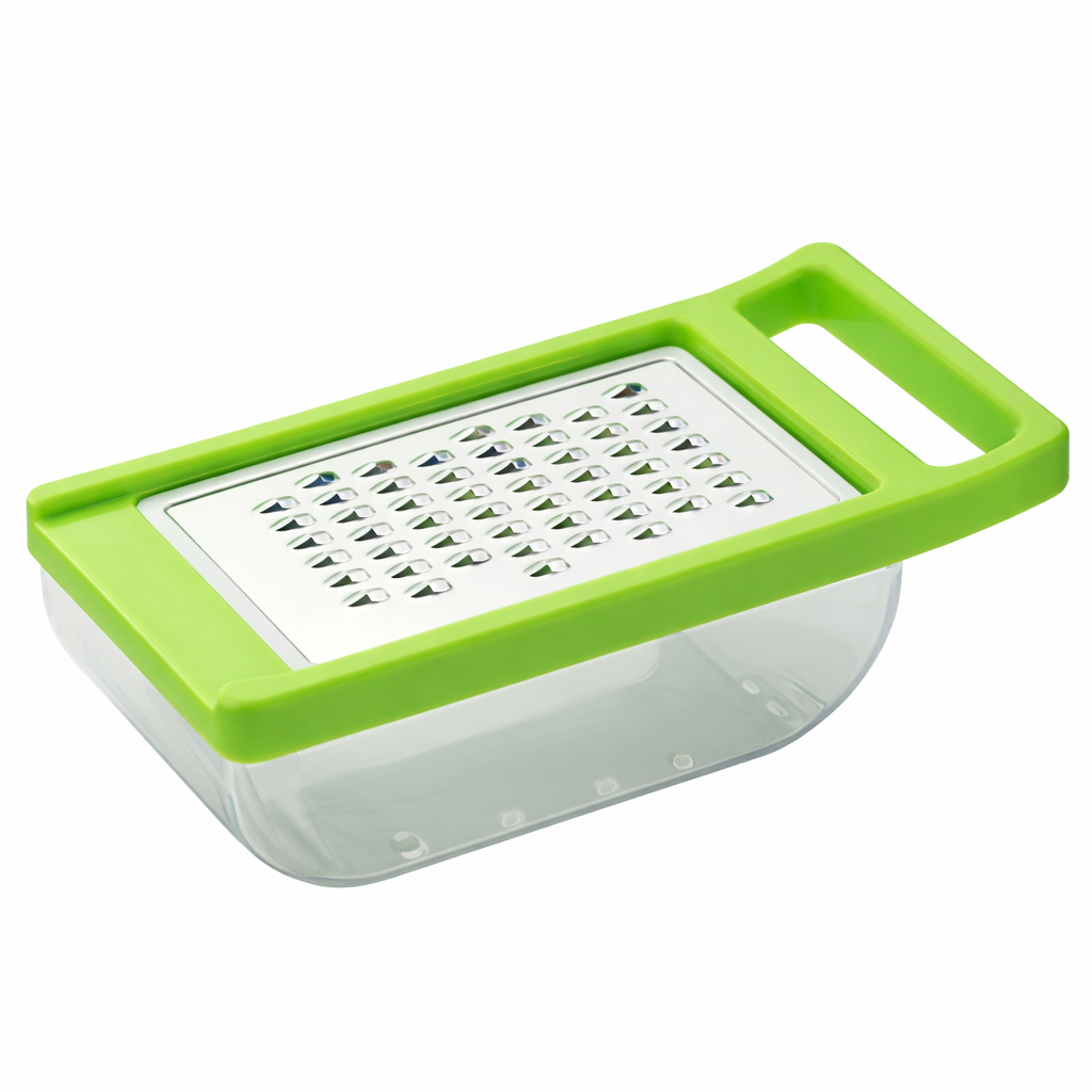 Grosyhub Smart-Prep Cheese Grater with Integrated Storage Container