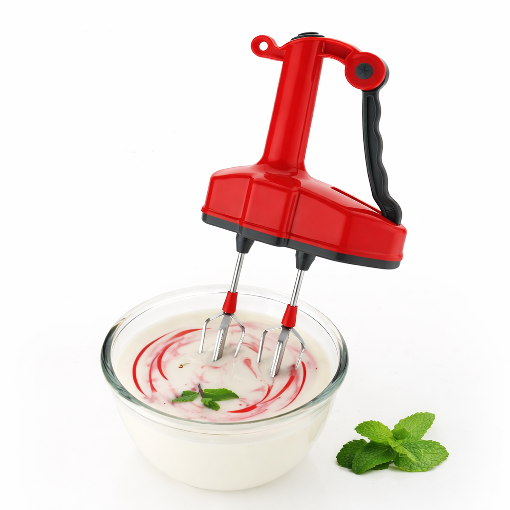 Grosyhub Turbo-Whisk High-Speed Manual Blender & Beater