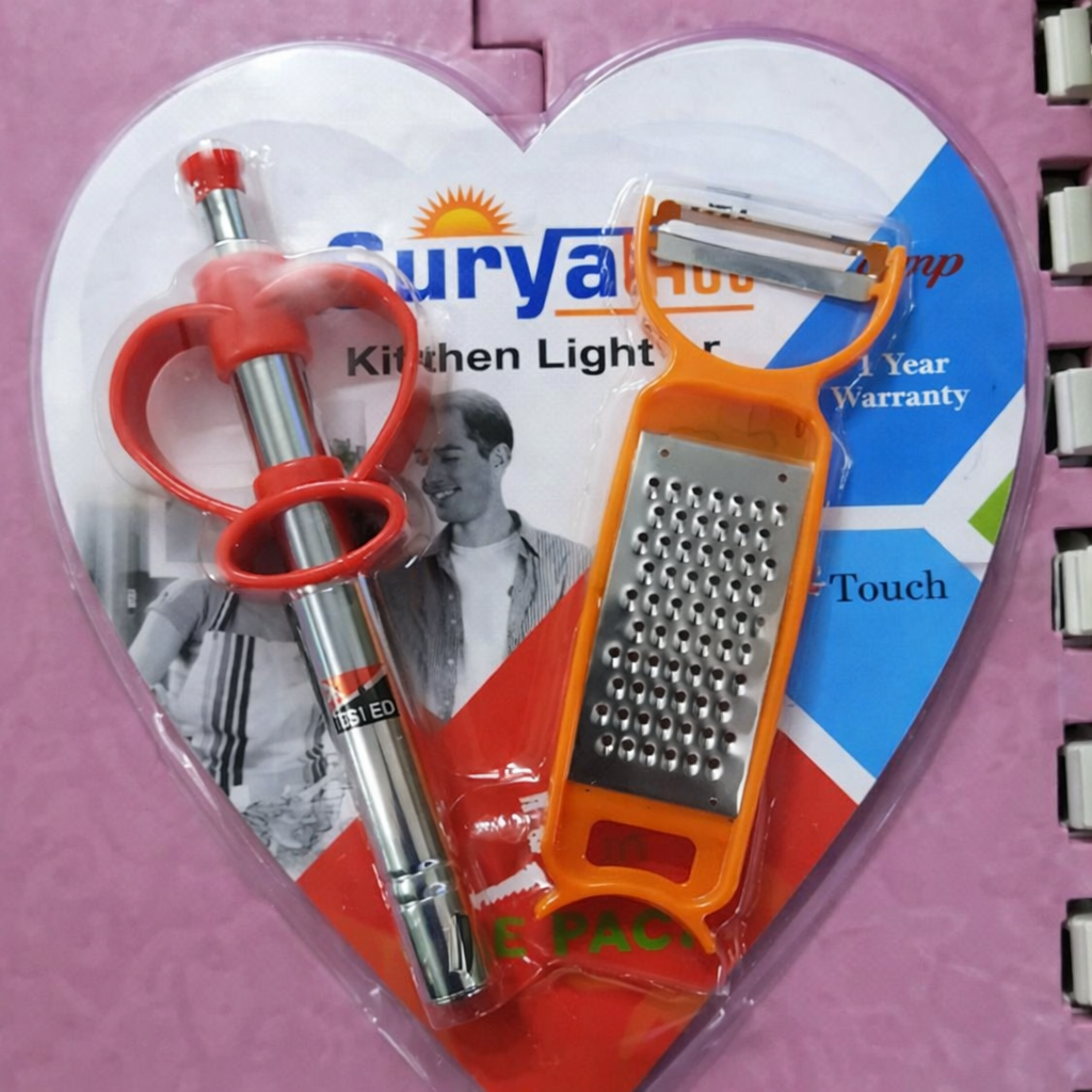 Grosyhub 4-in-1 Heart Lighter Set