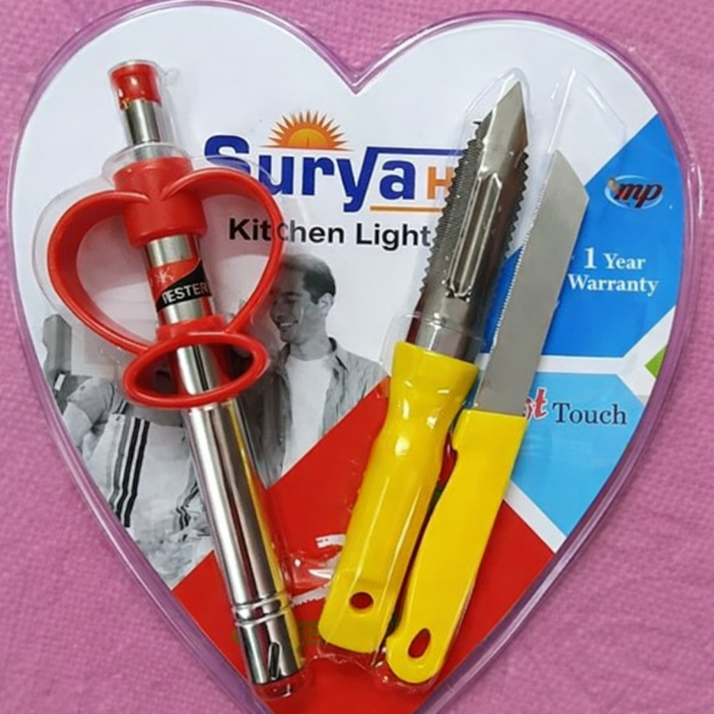 Grosyhub 3-in-1 Heart Lighter Set