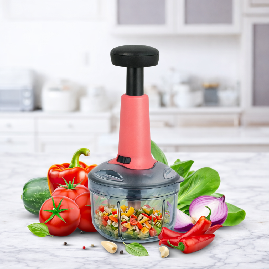 Grosyhub 650ml S-Series Push Chopper