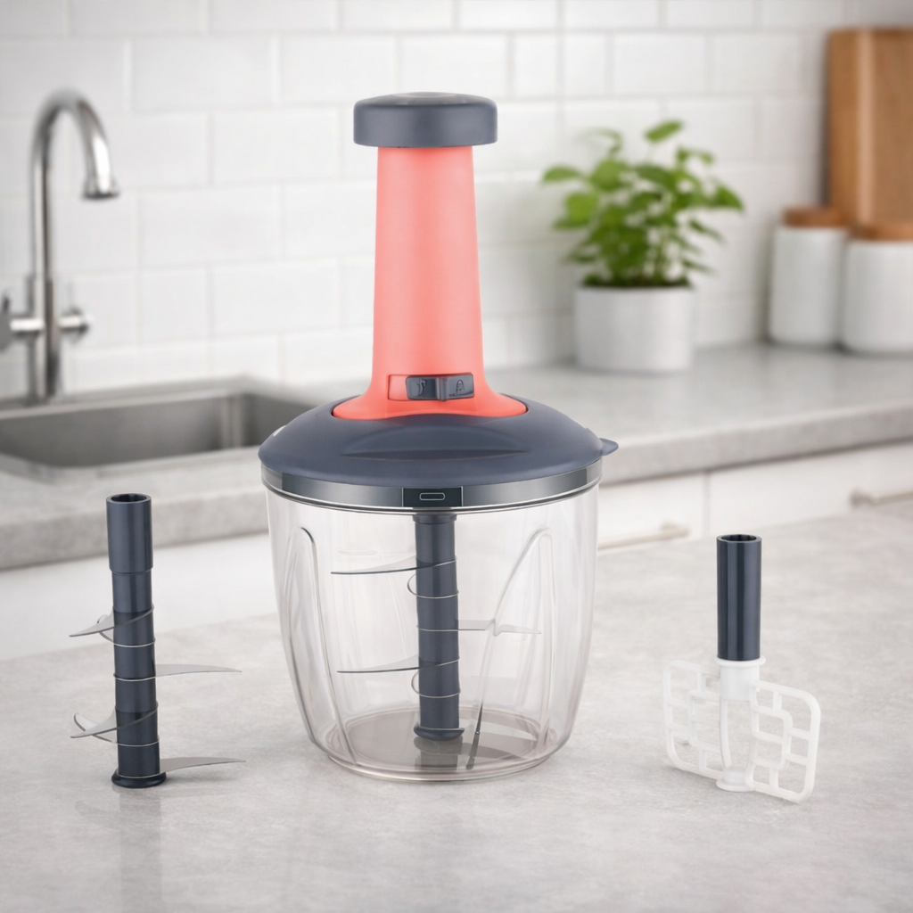 Grosyhub 1000ml S-Series Turbo Push Chopper