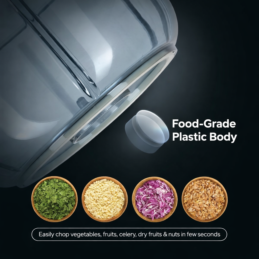 Grosyhub 1200ml S-Series Max Push Chopper