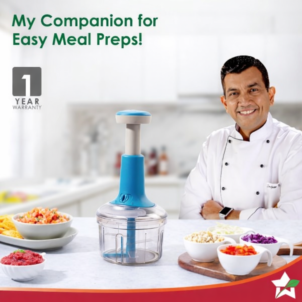 Grosyhub 1200ml S-Series Round Max Chopper