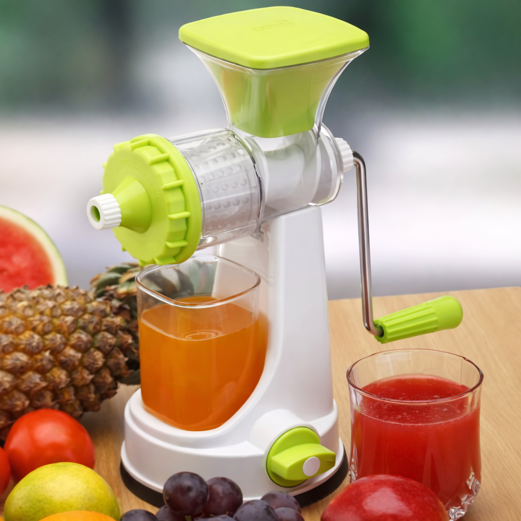 Grosyhub Square Steel Jali Manual Fruit Juicer