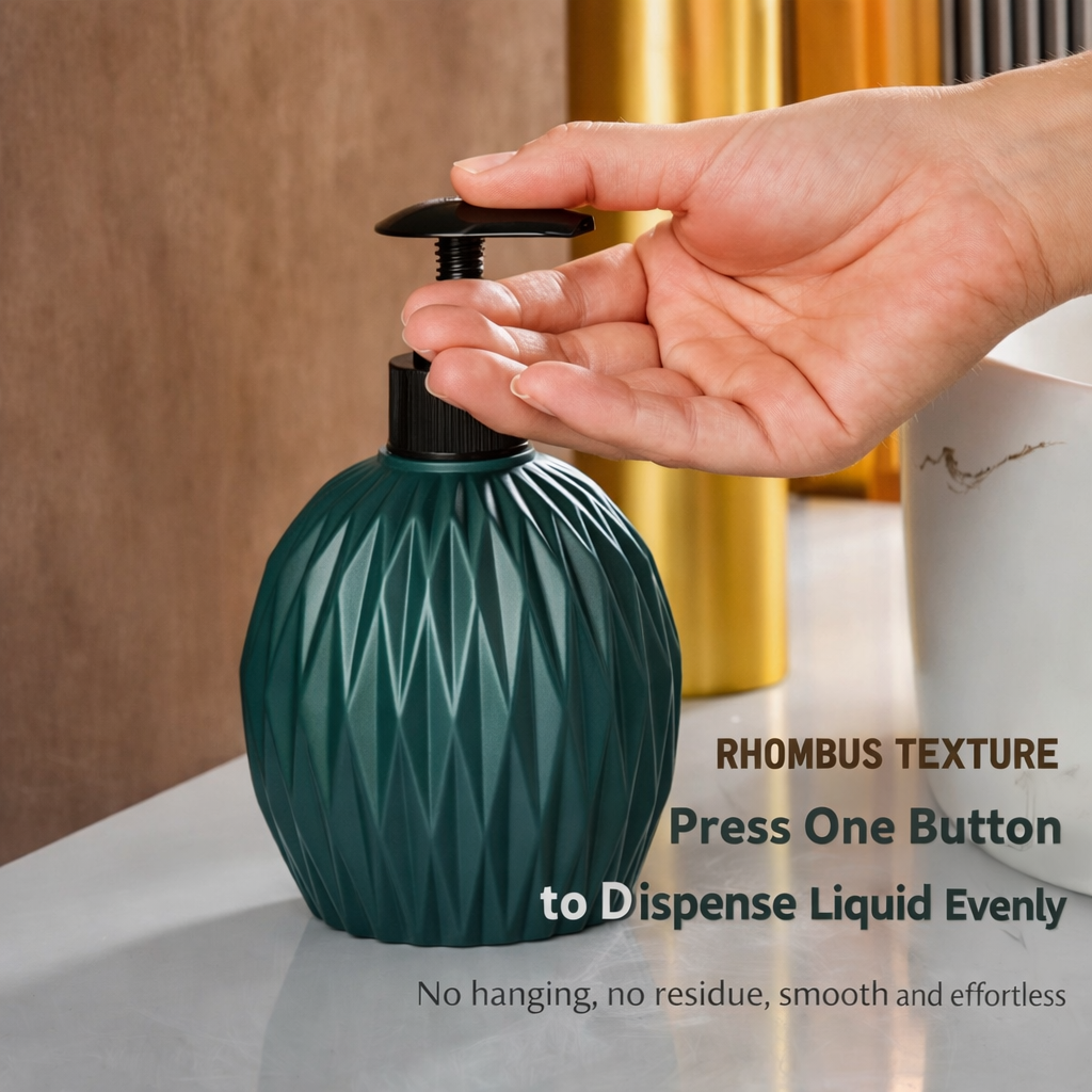 Grosyhub Diamond-Facet Luxury Handwash Dispenser