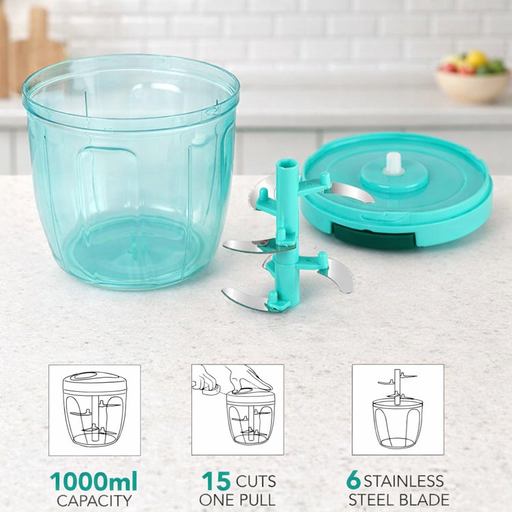 Grosyhub 1000ml Heavy Mega-Volume Food Chopper