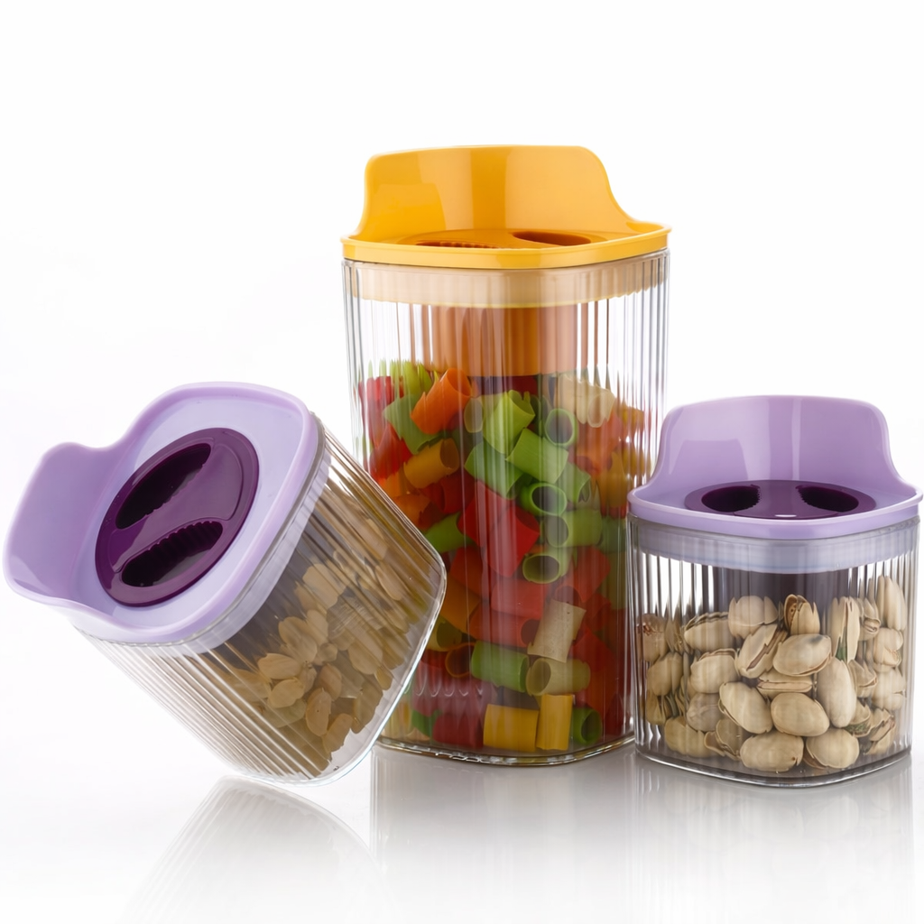 Grosyhub Nestore 3-Piece Airtight Container Set