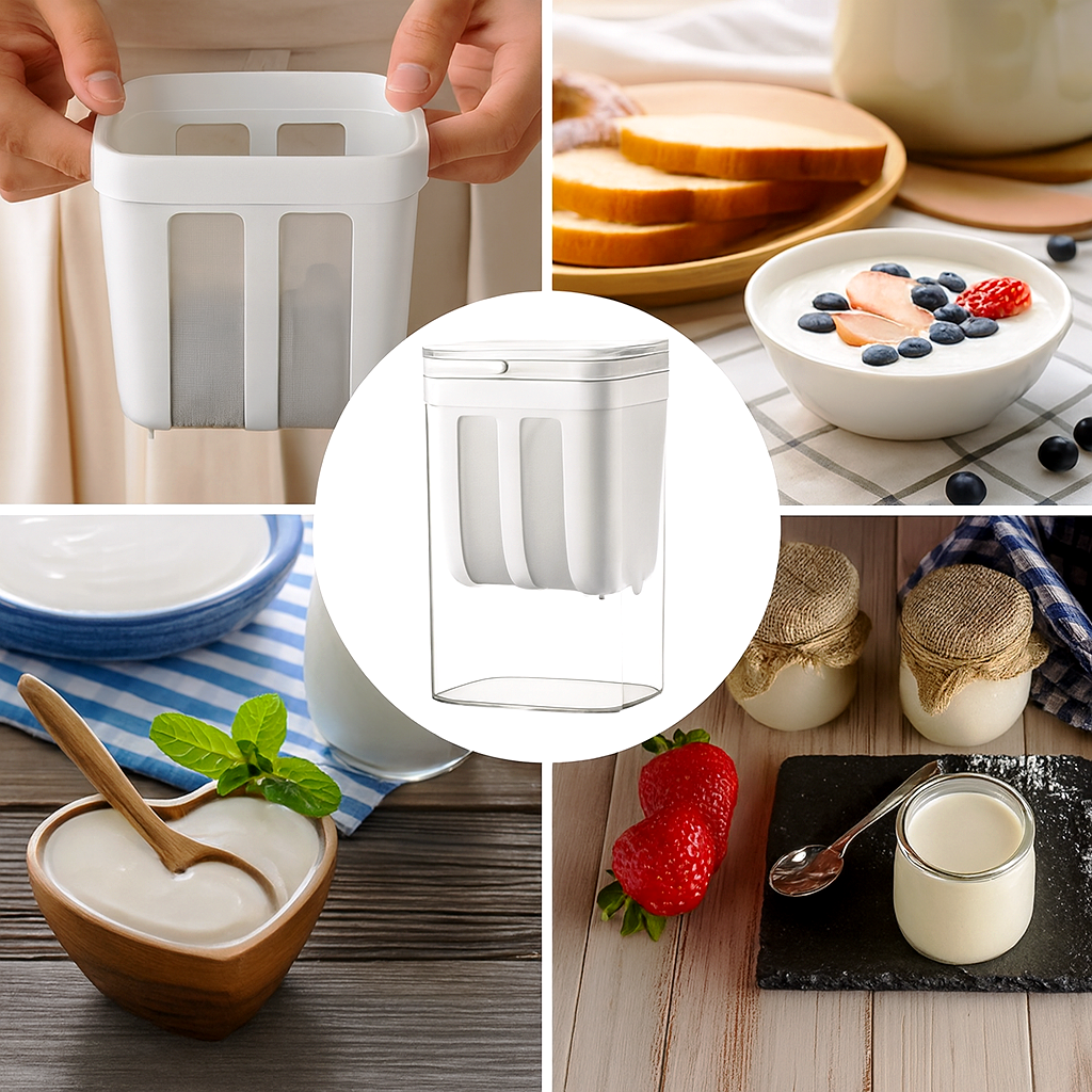 Grosyhub Pure-Press Yogurt Strainer - 1400ml