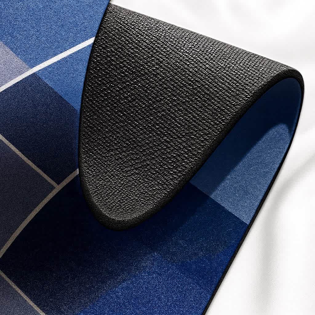 Grosyhub Feather Print Non-Slip Kitchen Rug Combo Water Absorbent With Rubber Backing, 120x40cm + 60x40cm