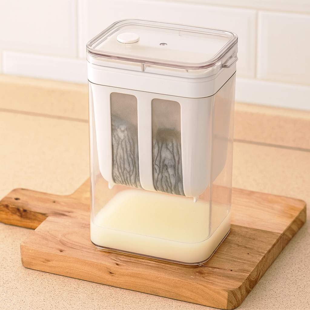 Grosyhub Multifunctional Yogurt Filter with FineYogurt Filter Mesh Strainer (1400 ml)