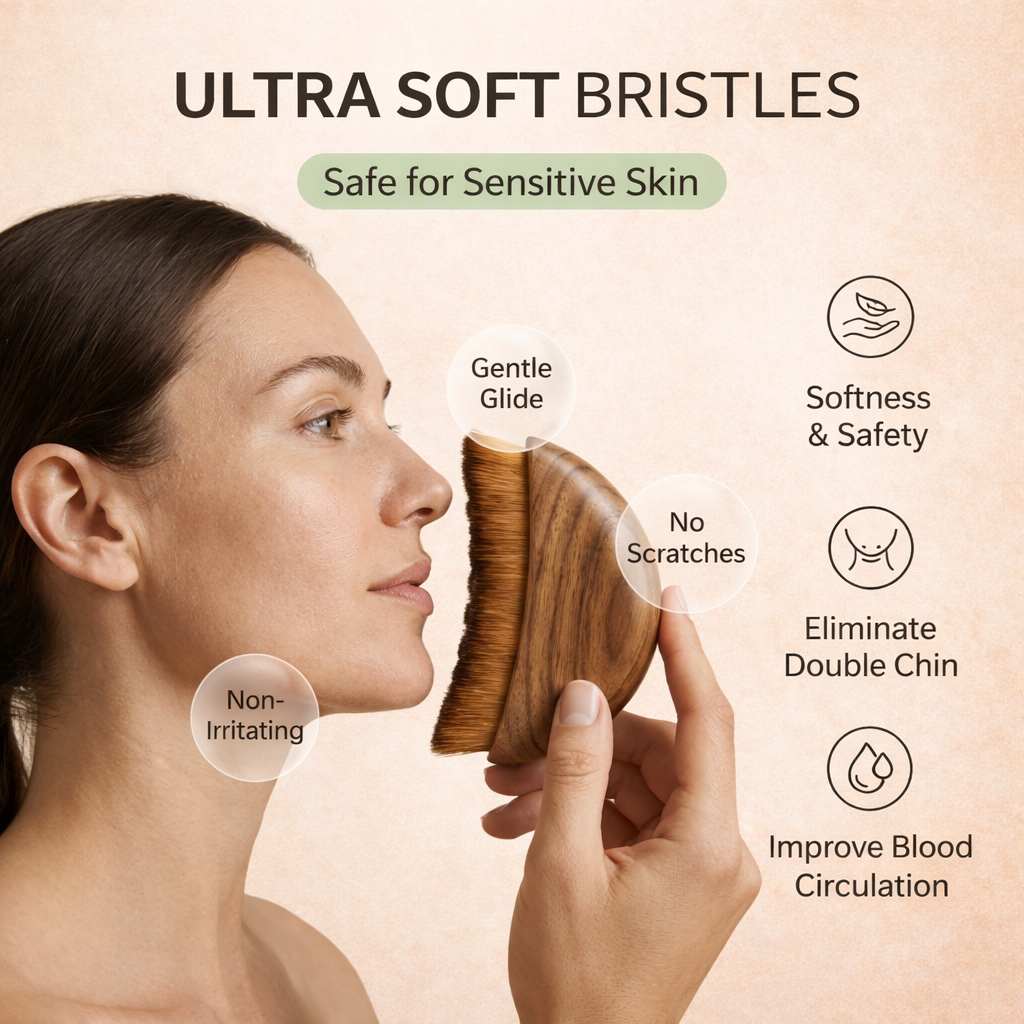 GlowLift Face Sculptor Brush - Skin Tightening, Face Lifting & Instant Glow Massage Tool